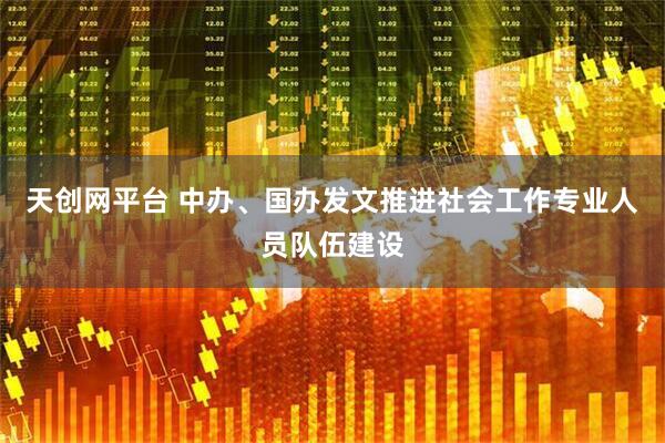 天创网平台 中办、国办发文推进社会工作专业人员队伍建设